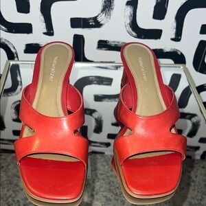 Naturalizer Women's Bold Red Mules
